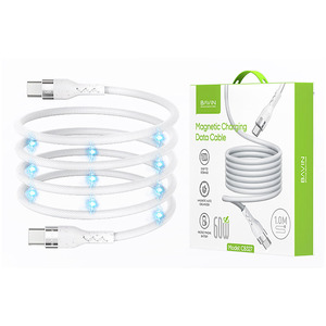 สายเคเบิลแบบ Type C ชาร์จเร็ว60W สายข้อมูลแบบแม่เหล็กสายเคเบิลข้อมูล ctoc อัตราความล้มเหลวต่ำแบบพกพา - Product Image 2