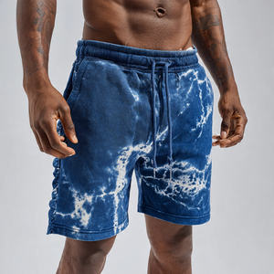 Shorts de survêtement délavés OEM pour hommes, shorts d'entraînement d'hiver en molleton délavé, shorts de jogging fitness pour hommes, shorts délavés pour hommes - Product Image 2