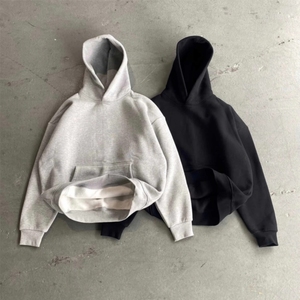 เสื้อฮู้ดขนแกะผ้าฝ้าย100% สำหรับผู้หญิงเสื้อผ้าลำลองแบบกำหนดเองโลโก้ใหม่ - Product Image 4