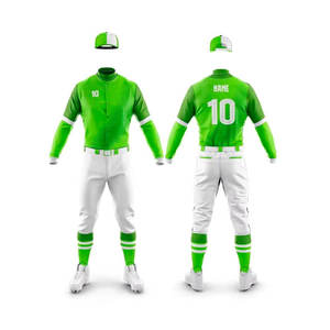 100% Polyester meilleure qualité uniforme de Baseball en gros sur mesure meilleure vente pas cher prix concevoir votre propre uniforme de baseball - Product Image 3