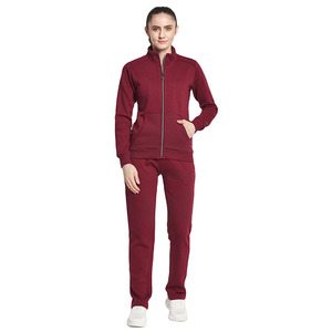 Survêtement d'hiver pour femmes de haute qualité, 100% coton, séchage rapide, confortable, élégant, vêtements décontractés, tailles et couleurs personnalisables - Product Image 1