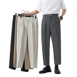 Pantalon d'été pour homme en polyester, coupe droite, taille mi-haute, respirant et personnalisable - Product Image 5