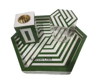 ชุดกล่องธูปสไตล์หรูหราสำหรับตกแต่งบ้านชุดเครื่องหอมที่ใส่ในเรซินชุดเครื่องหอม bakhoor 2025อาหรับอีด - Product Image 1