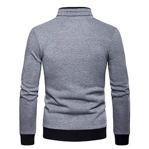 Sudadera con capucha y cremallera completa de algodón de felpa francesa ligera para hombre con logotipo personalizado Essentials y ajuste cómodo - Product Image 3