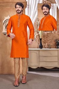 Pyjama Kurta droit indien de superbe qualité pour hommes Vêtements ethniques à la mode du Pakistan Pyjama Kurta pour hommes - Product Image 5