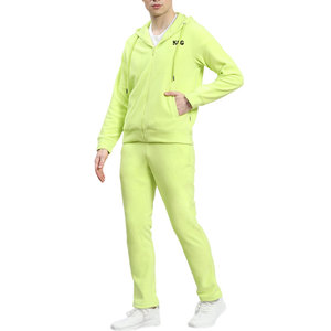 Chándal de Invierno para Hombre, Corte Regular, con Capucha, Color Sólido, con Tela Transpirable 100% Algodón, para Viajes y Actividades Ligeras - Product Image 1