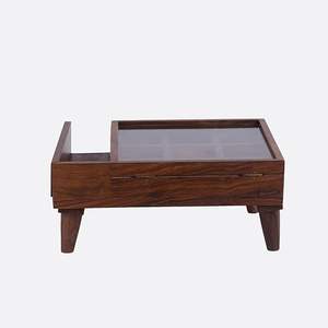 Caja de Especias Rectangular de Madera Hecha a Mano, Ecológica y Económica, con 7 Compartimentos para Especias, Almacenamiento de Especias para Cocina Casera - Product Image 2