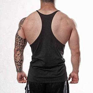 Camiseta sin mangas de algodón para hombre superventas, ropa de entrenamiento de alta calidad con impresión de logotipo personalizado transpirable para adultos - Product Image 5