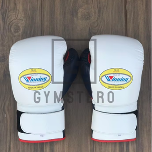 Высококачественные настраиваемые боксерские перчатки из натуральной кожи с регулируемым ремешком на запястье и застежкой-липучкой, полнопальцевые - Product Image 1