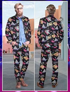 Chándal cortavientos para hombre de invierno de calidad superior con impresión gráfica personalizada, forro polar de nailon/algodón con embalaje y etiqueta personalizados - Product Image 5