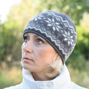 Bonnet jacquard personnalisé avec logo personnalisé OEM Bonnet en tricot pour vêtements décontractés, promotions et mode hivernale - Product Image 5