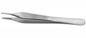 Fórceps de tejido Dental Adson, Punta dentada, acero inoxidable, TC, instrumento quirúrgico reutilizable de alta calidad - Product Image 3