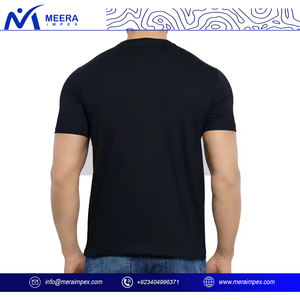 T-shirt athlétique 100% coton pour hommes séchage rapide et évacuation de l'humidité vêtements de sport confortables pour la salle de sport et l'entraînement Logo personnalisé - Product Image 4