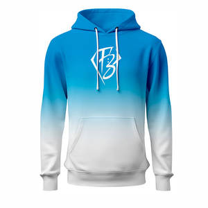 Ropa de calle de algodón pesado de alta calidad, sudadera de lana, logotipo personalizado con estampado de hojaldre, sudaderas con capucha de gran tamaño para hombres - Product Image 1