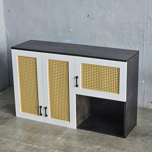 Armoire de cuisine en bois de 1m2 avec porte en maille TBT68006 - Product Image 5
