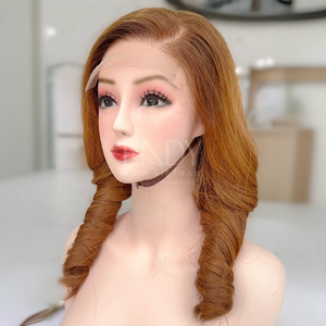 Vendeur en gros qualité de luxe brut rebondissant couleur perruques HD dentelle cheveux humains vietnamiens - Product Image 3