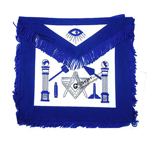 Masonic Grand Lodge Caballero de Rose Croix Grado Delantal Tela bordada Regalia con decoración de encaje - Product Image 5