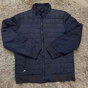 Blouson matelassé vintage en laine personnalisable avec logo brodé, capuche et motif patchwork 3D, service ODM/OEM disponible, taille XS pour l'hiver - Product Image 2