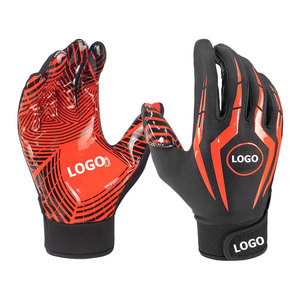 Guantes de fútbol americano personalizados para adultos Equipo deportivo profesional impreso en EE. UU. Diseñe su propio equipo - Product Image 2