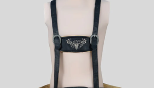 Lederhosen Nappa Nappa แบบพรีเมี่ยมสไตล์เยอรมันวินเทจสำหรับผู้ชาย - Product Image 6