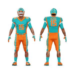 Nueva llegada personalizada de alta calidad de fútbol americano Jersey Venta caliente Diseños personalizados adulto Juventud Uniforme de fútbol americano - Product Image 4