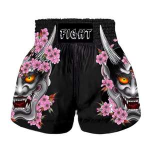 Short MMA à séchage rapide pour hommes, Kickboxing Wrestling No Gi Grappling Muay Thai Boxing Gym Fitness Workout Sportswear - Product Image 1