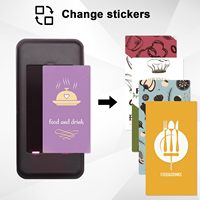 Daytech RP01 Système d'appel vibrant pour la gestion des files d'attente en café/clinique, Pager Coaster en ABS pour l'appel des clients