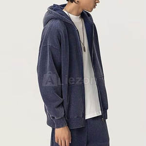 Nouveau design de sweats à capuche Meilleure vente Hommes Acid Wash Hoodies Plus Size Vêtements de mode Acid Wash Hoodies à vendre - Product Image 5