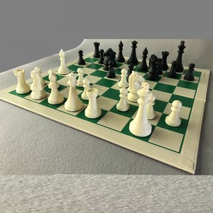 เกมกระดานหมากรุกของเล่นเพื่อการศึกษากระดานหมากรุกชิ้นสีขาวและดำ - Product Image 4