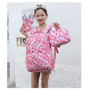 Conjunto de 3 Piezas de Mochilas Escolares con Estampado Lindo para Niñas, para los Artículos Esenciales Escolares de los Niños - Product Image 4