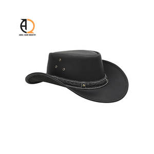 Chapeau de cowboy occidental pour adulte, léger, en cuir, chapeau bob - Product Image 3