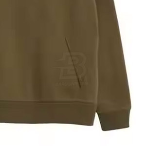 2025 hiver femmes Logo personnalisé sweats à capuche avec col en Polyester doublé usine en gros Style décontracté Position avant - Product Image 5