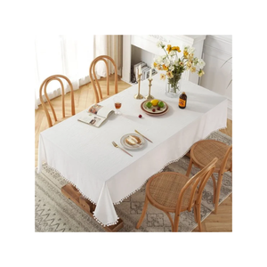 Nappe en coton à imprimé agrumes botaniques, 56 x 84 pouces, 172 GSM, 195 TC, douce, pour repas en famille, export, fabricant - Product Image 4