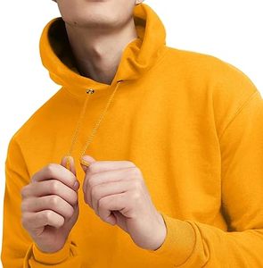 เสื้อฮู้ดผู้ชายลำลองสำหรับฤดูหนาว สีพื้น ผ้าฝ้ายฟลีซ 100% ทรงปกติ แห้งเร็ว ระบายอากาศได้ดี เป็นมิตรกับสิ่งแวดล้อม มีกระเป๋า คุณภาพสูง - Product Image 2