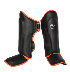 Ventas calientes MMA Shin Guard Muay Thai Protector Kickboxing Shin Pads Servicio OEM del fabricante de Pakistán - Product Image 1