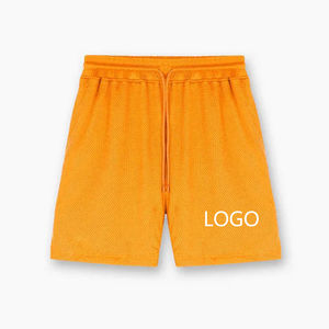 Pantalones cortos de verano 2025 para hombre, pantalones cortos para correr lavados con ácido de rizo francés con cintura elástica para hombre de Bizway Industries - Product Image 3