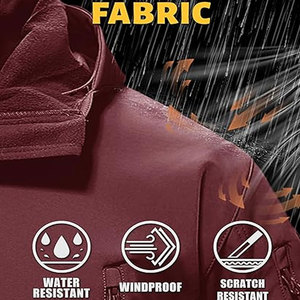 Chaqueta Softshell personalizada para hombre, chaqueta cortavientos, chaqueta Softshell impermeable para hombre - Product Image 6