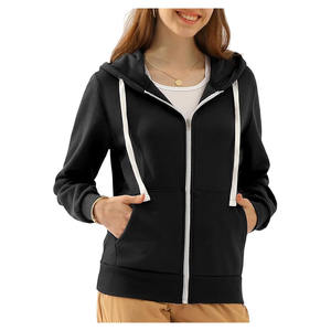 เสื้อฮู้ดผู้ชายสีดำคลาสสิก ปี 2025/2026 ผ้าฝ้ายฟลีซ 100% สำหรับฤดูหนาว ย้อมสีเรียบ ระบายอากาศ แห้งเร็ว มีกระเป๋า ทรงปกติ สวมใส่สบาย - Product Image 1