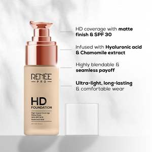 Base de Maquillaje Renee Pro HD 30ml - Crema Líquida Mate con Control de Grasa para Piel Oscura - Product Image 5