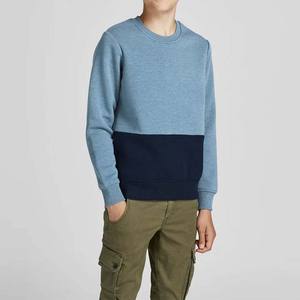 Último diseño sudaderas ropa de hombre transpirable cómodo mejor calidad Algodón Color sólido cuello redondo básico sudaderas 2025 - Product Image 1