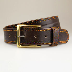 Ceinture en cuir de vachette de qualité supérieure, couleur unie, vente chaude, décontractée, réglable, design personnalisé, ceinture en cuir très vendue - Product Image 5
