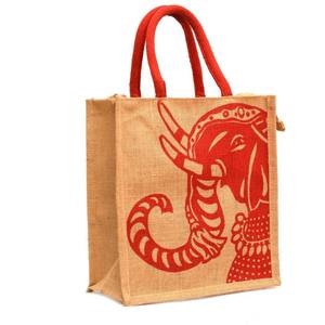2025 fournisseur d'usine indien Logo personnalisé mode toile de jute faveur de mariage Jute fourre-tout sacs à provisions - Product Image 5