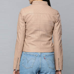 Chaqueta de cuero ligera para mujer, chaqueta de cuero cómoda para mujer, ropa informal, chaqueta de cuero para mujer - Product Image 3