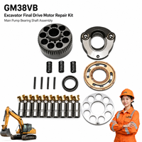 Kit de Reparación de Motor de Traslación para Excavadora GM38VB YN15V00037F2: Bloque de Cilindros, Placa de Válvulas, Zapatas de Pistón, Cojinetes y Eje de Repuesto