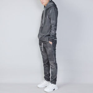 High Quality <b>Men's</b> <b>Dark</b> <b>Grey</b> Tie-Dye Tracksuit Hooded Sweat <b>Hoodie</b> and Skinny Trousers Branded Winter Wear - Product Image 4