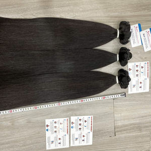 Best Seller Natural Straight Raw <b>Hair</b> Bundles Natural <b>Color</b> 100% Vietnamese Human <b>Hair</b> In Stock Hot Supplier - Product Image 5