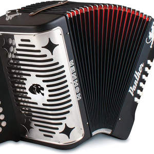 Acordeón diatónico profesional de alta calidad de 3 filas, estilo Pantera Negra, listo para enviar - Product Image 2