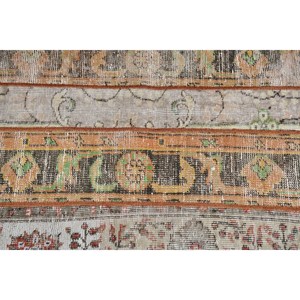พรมวินเทจ ขนาด 2.3x8.4 ฟุต (70x255 ซม.) ลายสัตว์สีน้ำตาล พรมตุรกี - Product Image 4