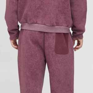 Conjunto Deportivo Personalizado de Primera Calidad para Hombre, Pantalones Deportivos con Capucha y Sudadera con Lavado Ácido, Logotipo Personalizado, Talla Grande para Exteriores - Product Image 6