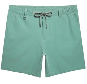 Shorts de sport en coton respirant pour hommes, broderie frontale, séchage rapide, vêtements de sport, personnalisation OEM, vente en gros - Product Image 1
